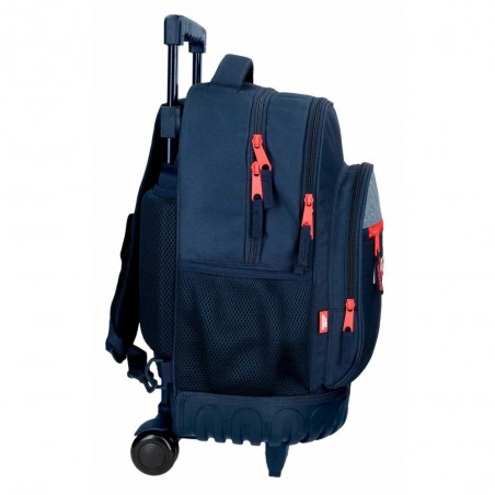 Sac à dos à roulettes REEBOK "Lucia" | Sac scolaire trolley fille style sportif solide pas cher