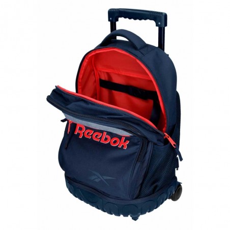 Sac à dos à roulettes REEBOK "Lucia" | Sac scolaire trolley fille style sportif solide pas cher