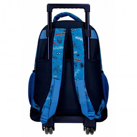 Sac à dos à roulettes MARVEL Spiderman "Totally Awesome" | Sac scolaire trolley garçon super-héros solide pas cher Sac à dos à roulettes MARVEL Spiderman "Totally Awesome" | Sac scolaire trolley garçon super-héros solide pas cher