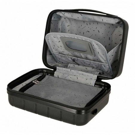 Vanity case MOVOM "Wood" gris anthracite | Beauty case rigide femme pas cher Vanity case MOVOM "Wood" gris anthracite | Beauty case rigide femme pas cher