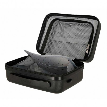 Vanity case MOVOM "Wood" gris anthracite | Beauty case rigide femme pas cher Vanity case MOVOM "Wood" gris anthracite | Beauty case rigide femme pas cher