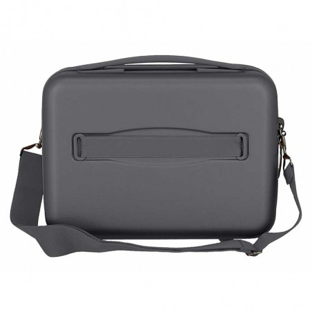 Vanity case MOVOM "Wood" gris anthracite | Beauty case rigide femme pas cher Vanity case MOVOM "Wood" gris anthracite | Beauty case rigide femme pas cher