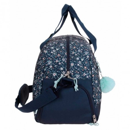 Sac de voyage PEPE JEANS "Alenka" | Sac de sport femme ado fille motif fleuri style liberty marque tendance pas cher