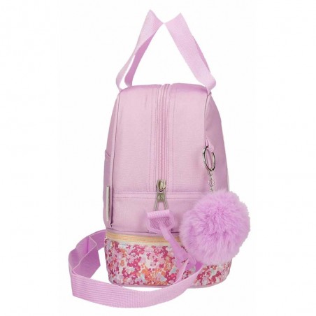 Sac repas PEPE JEANS LONDON "Sandra" rose | Lunch box isotherme fille femme originale pas cher