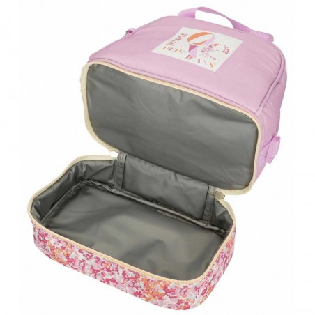 Sac repas PEPE JEANS LONDON "Sandra" rose | Lunch box isotherme fille femme originale pas cher