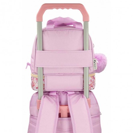 Sac repas PEPE JEANS LONDON "Sandra" rose | Lunch box isotherme fille femme originale pas cher