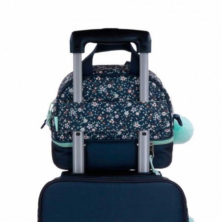 Sac repas PEPE JEANS LONDON "Alenka" bleu | Lunch box isotherme fille femme originale pas cher