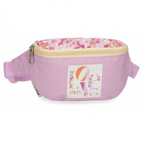 Sac banane fille Pepe Jeans "Sandra" | Banane tendance junior imprimé style Liberty rose pas cher Sac banane fille Pepe Jeans "Sandra" | Banane tendance junior imprimé style Liberty rose pas cher