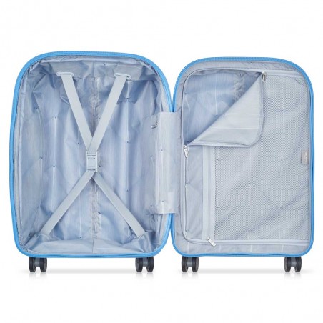 DELSEY | Valise cabine extensible "Clavel" bleu lavande | Bagage matière recyclé léger robuste DELSEY | Valise cabine extensible "Clavel" bleu lavande | Bagage matière recyclé léger robuste