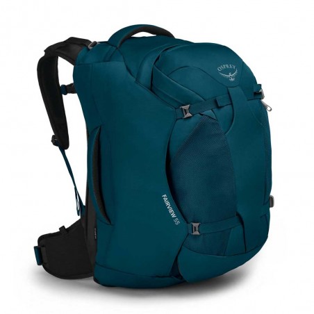 Sac à dos femme OSPREY Fairview® 55 night jungle blue | Pack sac à dos de voyage OSPREY pas cher