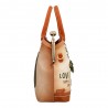 Sac à main anses courtes ANEKKE "Peace & Love" camel | Sac femme original pas cher Sac à main anses courtes ANEKKE "Peace & Love" camel | Sac femme original pas cher