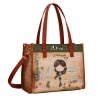 Sac porté épaule ANEKKE "Peace & Love" camel | Sac femme original pas cher Sac porté épaule ANEKKE "Peace & Love" camel | Sac femme original pas cher