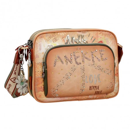 Sac bandoulière 3 cpts ANEKKE "Flowers" | Sac femme porté croisé original pas cher Sac bandoulière 3 cpts ANEKKE "Flowers" | Sac femme porté croisé original pas cher