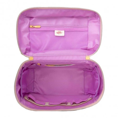 Vanity case OILILY "Coco" Lucia beige | Beauty case trousse de toilette femme originale qualité