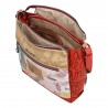 Sac bandoulière 3 cpts ANEKKE "Fashion" | Sac femme porté croisé design original rouge Sac bandoulière 3 cpts ANEKKE "Fashion" | Sac femme porté croisé design original rouge
