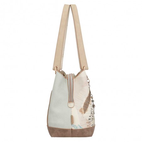 Sac à main 2 anses ANEKKE "Passion" | Sac femme porté épaule original coloris pastel