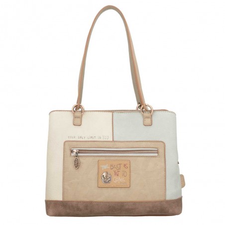 Sac à main 2 anses ANEKKE "Passion" | Sac femme porté épaule original coloris pastel