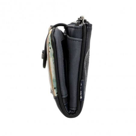 Portefeuille souple ANEKKE "Studio" marine GM | Porte-cartes femme original grand format pas cher Portefeuille souple ANEKKE "Studio" marine GM | Porte-cartes femme original grand format pas cher