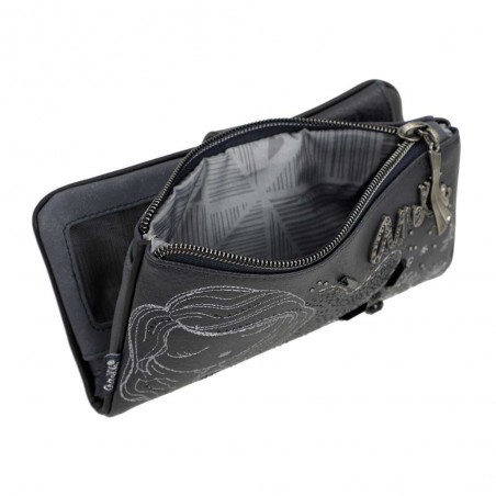 Portefeuille souple ANEKKE "Studio" marine GM | Porte-cartes femme original grand format pas cher Portefeuille souple ANEKKE "Studio" marine GM | Porte-cartes femme original grand format pas cher