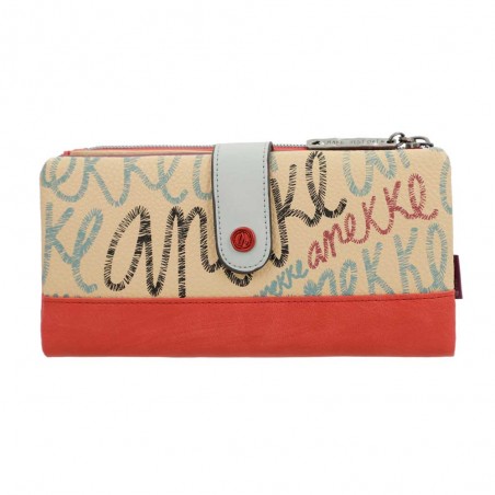 Portefeuille tout-en-un souple ANEKKE "Fashion" | Compagnon femme original color block Portefeuille tout-en-un souple ANEKKE "Fashion" | Compagnon femme original color block