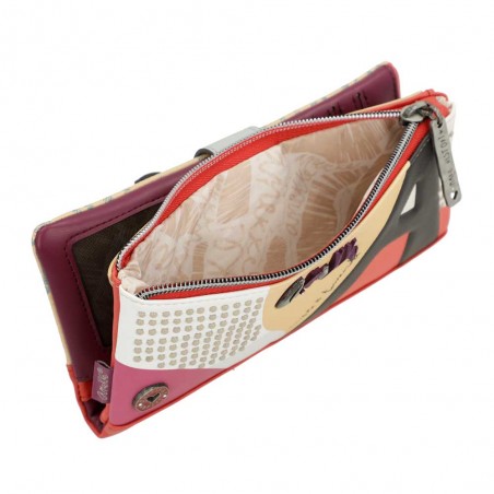 Portefeuille tout-en-un souple ANEKKE "Fashion" | Compagnon femme original color block Portefeuille tout-en-un souple ANEKKE "Fashion" | Compagnon femme original color block