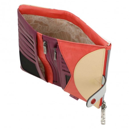Portefeuille tout-en-un souple ANEKKE "Fashion" | Compagnon femme original color block Portefeuille tout-en-un souple ANEKKE "Fashion" | Compagnon femme original color block