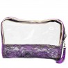 Set de 3 trousses beauté BENZI "Lace" violet | Trousse maquillage trousse de toilette femme originale chic pas cher Set de 3 trousses beauté BENZI "Lace" violet | Trousse maquillage trousse de toilette femme originale chic pas cher