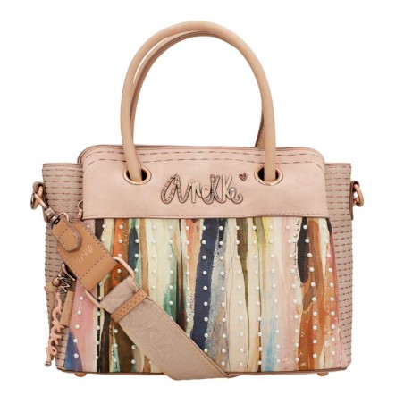 Sac à main anses courtes ANEKKE "Studio" beige | Sac femme élégant et original printemps été