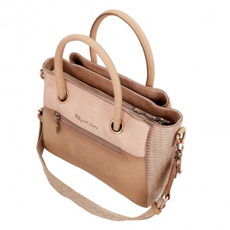 Sac à main anses courtes ANEKKE "Studio" beige | Sac femme élégant et original printemps été