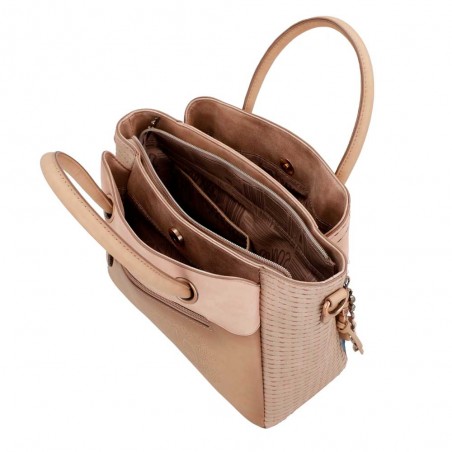 Sac à main anses courtes ANEKKE "Studio" beige | Sac femme élégant et original printemps été