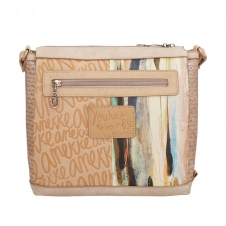 Sac bandoulière 3 cpts ANEKKE "Studio" beige | Sac femme porté croisé original nouvelle collection Sac bandoulière 3 cpts ANEKKE "Studio" beige | Sac femme porté croisé original nouvelle collection
