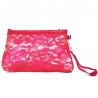Set de 3 trousses beauté BENZI "Lace" rose | Trousse maquillage trousse de toilette femme originale chic pas cher Set de 3 trousses beauté BENZI "Lace" rose | Trousse maquillage trousse de toilette femme originale chic pas cher