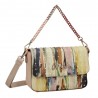 Sac bandoulière à rabat ANEKKE "Studio" beige | Sac femme porté épaule croisé original Sac bandoulière à rabat ANEKKE "Studio" beige | Sac femme porté épaule croisé original