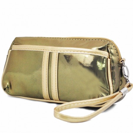Trousse à maquillage BENZI or | Trousse de toilette femme avec miroir doré pas cher Trousse à maquillage BENZI or | Trousse de toilette femme avec miroir doré pas cher