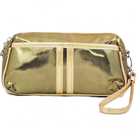 Trousse à maquillage BENZI or | Trousse de toilette femme avec miroir doré pas cher Trousse à maquillage BENZI or | Trousse de toilette femme avec miroir doré pas cher