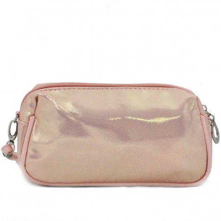 Trousse à maquillage BENZI rose | Trousse de toilette femme avec miroir pas cher