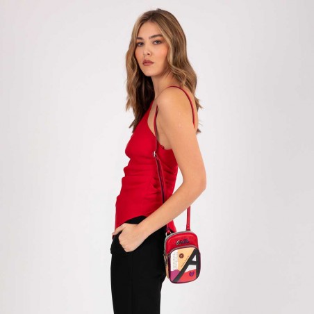Mini sac femme ANEKKE "Fashion" | Photo de la pochette téléphone Anekke portée