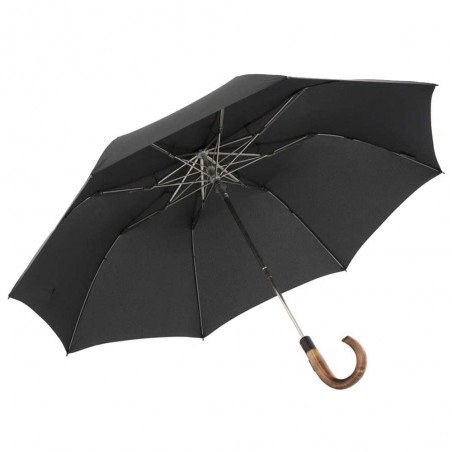 KNIRPS | Parapluie pliant S.570 Large Automatic carreaux noir | Parapluie homme luxe fabriqué en Allemagne KNIRPS | Parapluie pliant S.570 Large Automatic carreaux noir | Parapluie homme luxe fabriqué en Allemagne