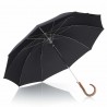 Parapluie long KNIRPS T.770 automatic noir imprimé | Parapluie canne manche bois qualité fabriqué en Allemagne Parapluie long KNIRPS T.770 automatic noir imprimé | Parapluie canne manche bois qualité fabriqué en Allemagne