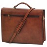 Cartable en cuir 2 soufflets KATANA marron | Serviette porte-documents homme style classique professionnel qualité pas cher Cartable en cuir 2 soufflets KATANA marron | Serviette porte-documents homme style classique professionnel qualité pas cher