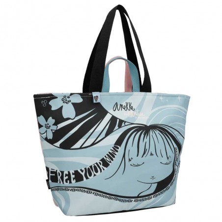 Sac de plage ANEKKE "Peace & Love" | Sac femme forme cabas original