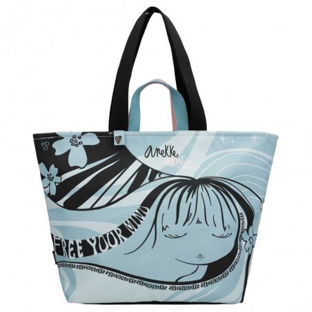Sac de plage ANEKKE "Peace & Love" | Sac femme forme cabas original Sac de plage ANEKKE "Peace & Love" | Sac femme forme cabas original