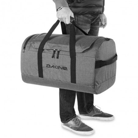 Sac de voyage DAKINE "EQ Duffle" 50L gris carbone | Grand sac de sport bagage pliable gain de place pas cher