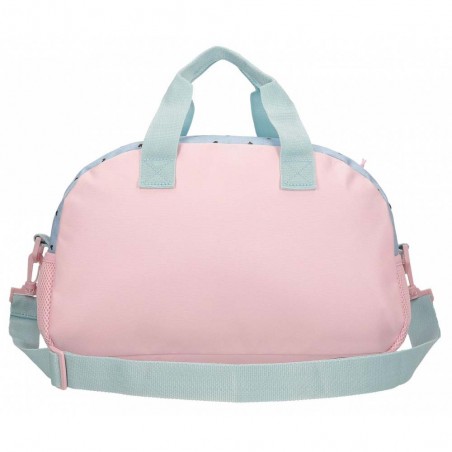 DISNEY | Sac de voyage enfant Minnie "American Darling" ciel/rose | Bagage sport loisirs fille original pas cher