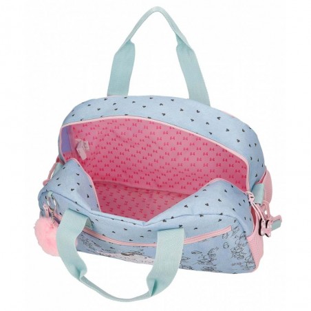 DISNEY | Sac de voyage enfant Minnie "American Darling" ciel/rose | Bagage sport loisirs fille original pas cher DISNEY | Sac de voyage enfant Minnie "American Darling" ciel/rose | Bagage sport loisirs fille original pas cher