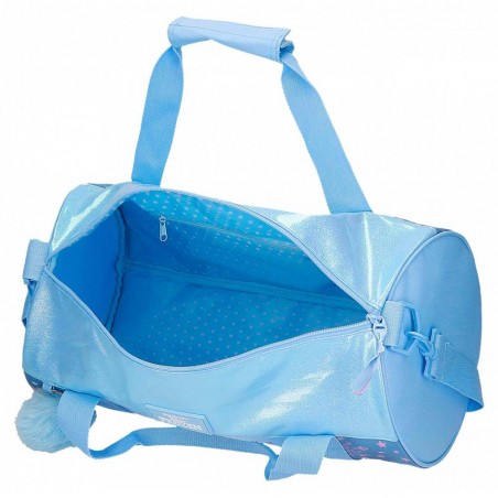 DISNEY | Sac de voyage enfant La Reine des Neiges "Magic Ice" bleu | Bagage fille dessin animé princesse