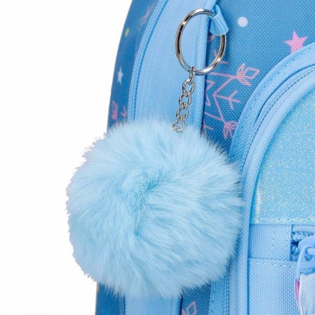 DISNEY | Sac de voyage enfant La Reine des Neiges "Magic Ice" bleu | Bagage fille dessin animé princesse