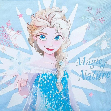 DISNEY | Sac de voyage enfant La Reine des Neiges "Magic Ice" bleu | Bagage fille dessin animé princesse