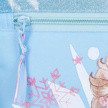 DISNEY | Sac de voyage enfant La Reine des Neiges "Magic Ice" bleu | Bagage fille dessin animé princesse