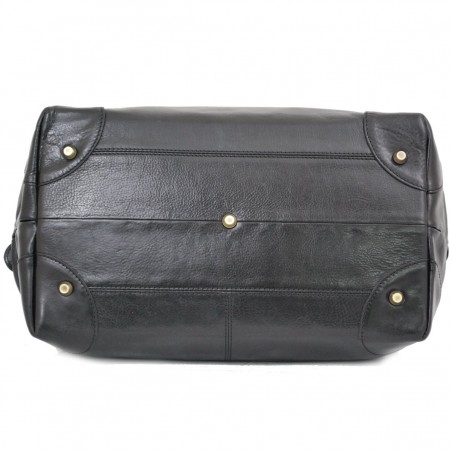 Petit Sac de voyage Cuir DILIGENCE Katana - Noir